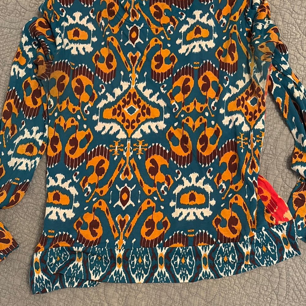 Tory Burch Vibrant Patterned Top - image 3